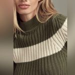 Anthropologie NWT | Pilcro Striped Short Sleeve Mock Neck Sweater | XXS Photo 3