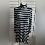 Maeve Anthropologie | striped turtleneck swing dress Photo 3