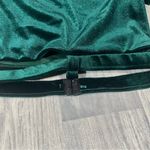 Willow Emerald Green Velvet Crop Top; Small Women's Photo 3