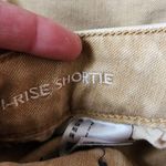 American Eagle  Golden Khaki High Rise Shortie Denim Shorts Size 2 Photo 7