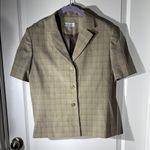 Dress Barn Classic Beige Plaid Women's Blazer Photo 0