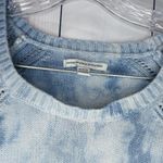 American Eagle Blue Tie-Dye Boho Y2K Knit Pullover Sweater Photo 1