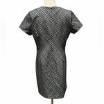 Spanx NEW Ponte Mini Dress Black Jacquard Quiet Luxury Capsule Women’s L Elegant Photo 6