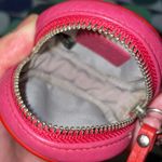 Cole Haan Leather Round Wristlet/Coin Purse Red Photo 6