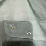 Abercrombie & Fitch  sheer button up size medium Photo 3