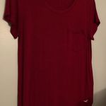 Hollister Red Pocket Tee Photo 0