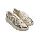 Birdies HTF:  𐦖 The Cardinal Luxe Metallic Leather Sneaker 𐦖 Mica [Gold] 𐦖 7.5 Photo 11