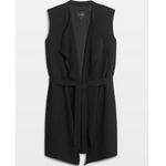 Babaton  Marcelo Long Black Vest missing belt size large Photo 3