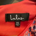 Lulus Sangria Coral Pink Tile Print Shift Dress in Multi‎ Size Extra Small Photo 3