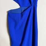 Hello Molly Love in the Night Midi Dress Women's 2 Blue Party Cocktail Slit NWT Photo 12