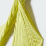 Mango  Asymmetrical dress with slit size L neon Photo 5