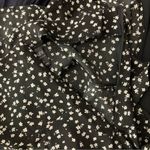 Dazy Black White Floral Mini Skirt Flowy A Line Cottagecore Aesthetic Medium Photo 3