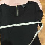 H&M short sleeve Black top with Gold Zipper Small Photo 8