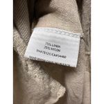 Eileen Fisher Knit Tunic Top Linen Nylon Women Sz L Lagenlook Long Sleeve Beige Photo 3