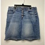 J.Jill Denim Shorts Button Fly Size 34 Women's Jorts Blue Photo 0
