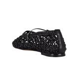 Dear Frances Balla Weave Flats in Black 36 With Box Womens Leather Shoes Size 5 Photo 3