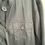 Tommy Hilfiger Black Hooded Utility Jacket Women's 1X Plaid Lined Cargo Coat Photo 3