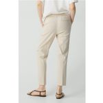 Theory  Pants Womens Treeca Pull-On Pant in Good Linen Neutral Straw Size‎ 14 NEW Photo 1