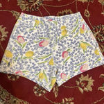 Ralph Lauren Polo  Womens Floral Blue Tulip Blue Pony Short Size Medium Photo 0