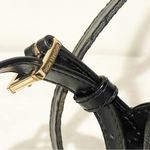 Michael Kors  Black Soft Pebbled Leather Gold Studded Mini Backback Purse Photo 2