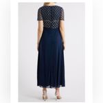 NWT Pisarro Nights Women's Blue Faux Pearl Bodice Gown size 14 Photo 1