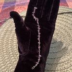 Vintage amethyst set silver earrings metal bracelet Celtic cross necklace EUC Purple Photo 4