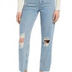 BDG Pax Ripped High Waist Jeans Urban Outfitters Light Wash NWT Size 28 Photo 1