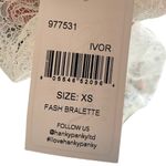 Hanky Panky Hanky‎ Panky Julia White XS Ruffled Lace Bralette 977531 Photo 10