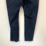 Torrid  Plus Size Dark Wash Ripped Distressed Raw Hem Cropped Crop Skinny Jeans Photo 10