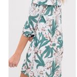 Blu Pepper Cold Shoulder Floral Print Dress Photo 1