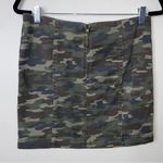 Free People Modern Femme Camo Green Country Cowgirl Denim Mini Skirt Size 8 Photo 6