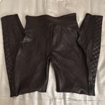 Spanx NWOT Quilted Faux Leather Leggings Photo 5