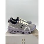 On Cloudsurfer Trail Size 10 Womens Seedling Lilac Purple Black Running Shoes Gray Photo 2
