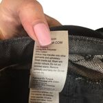 Topshop  Black Wax Coat Straight Leg Raw Hem Denim Jeans Women Sz 25/32 Photo 10