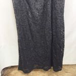 Candalite ‎ Plus Size 2X Dress Black Lace Sequin Cold Shoulder Full Maxi 341 Photo 6
