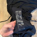 Becca NWT  Muse Macie High Neck Black Mesh Overlay One Piece Small Swimsuit Photo 8