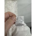 Sabo Luxe Mini Dress Women 4 White Ruffle Textured Floral Peasant Milkmaid Photo 5