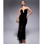 Bardot  Elvira Velvet Maxi Dress in Chocolate Photo 5