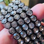 Amrita Singh Clear Austrian Crystal Gun Metal Cuff Gorgeous Photo 2