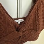 Emory park brown crop top Photo 1