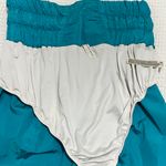 Free People teal the way home high waisted shorts Photo 2