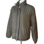 Thread and Supply Quilted Puffer Jacket, Olive Green, Sz M Photo 4