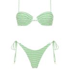 Triangl NEW  Green And White Swimsuit Photo 0