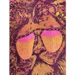 Lauren Moshi  Helena Rasta Lion Sweater Pink Small Photo 2