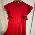 Maeve Christmas by Anthropologie red dress size small. NWOT Photo 1