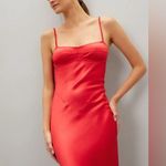 Anna October Waterlily Midi Dress Red Size XS Photo 1