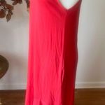 ZARA brand New Jersey Red Sleeveless Dress Photo 1