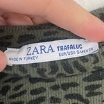 ZARA  Tribal Print Crop Top with Raw Hem- Boho Urban Streetwear Tee‎ Photo 3