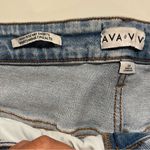 Ava & Viv  High Rise Midi Short Women Size 24/5” Slim Fit Light Wash Rolled Hem Photo 2
