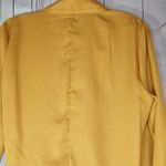 Pretty Little Thing  Mustard Yellow Wrap Blouse Photo 8